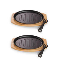 PANNSET 2 delar  - svart, Basics, metall (28/18/2cm) - Echtwerk