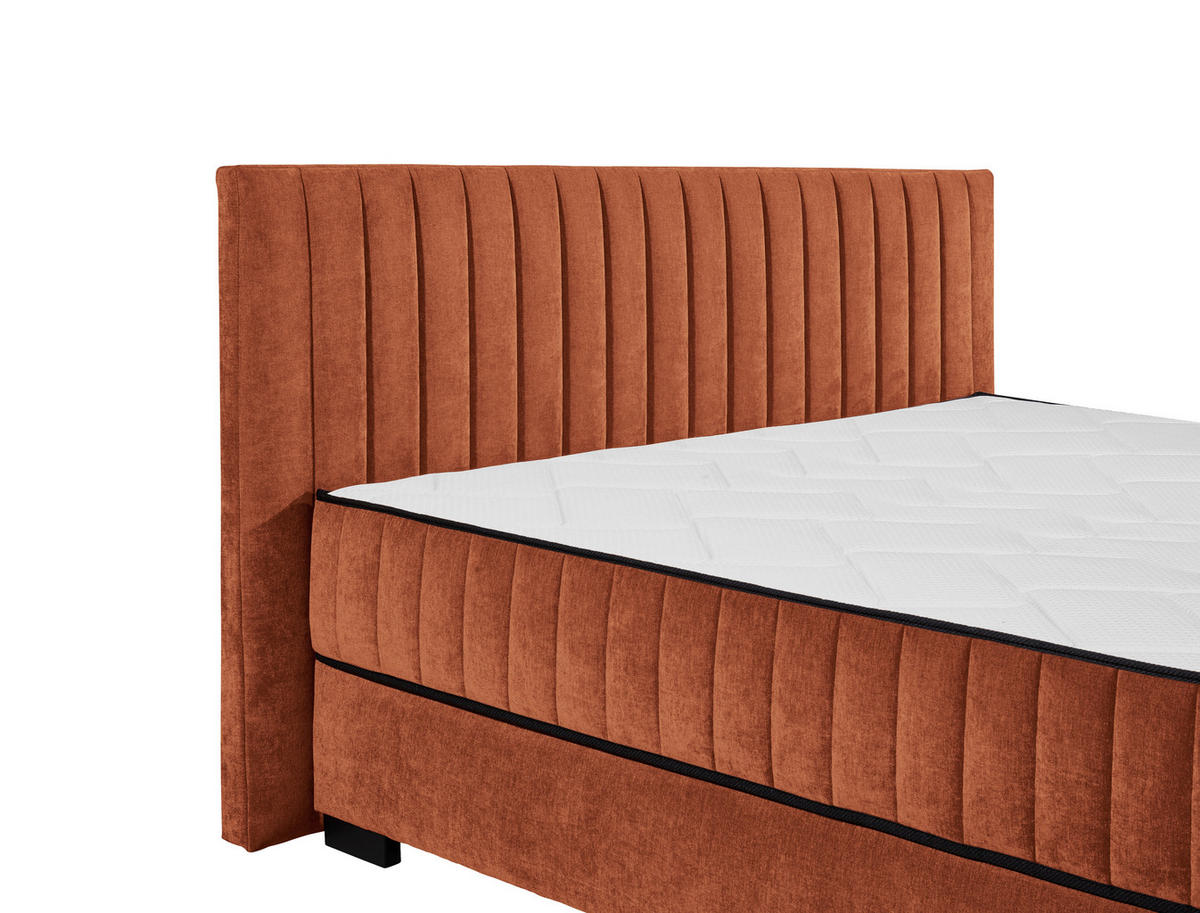 BOXBETT 180/200 cm  in Cognac  - Cognac/Schwarz, MODERN, Holzwerkstoff/Kunststoff (180/200cm) - MID.YOU