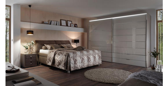 POLSTERBETT Matratze, gepolstertes Kopfteil, Lattenrost, Bettkasten, motorische Verstellbarkeit Anthrazit 200/200 cm  - Anthrazit/Silberfarben, KONVENTIONELL, Holz/Textil (200/200cm) - Esposa