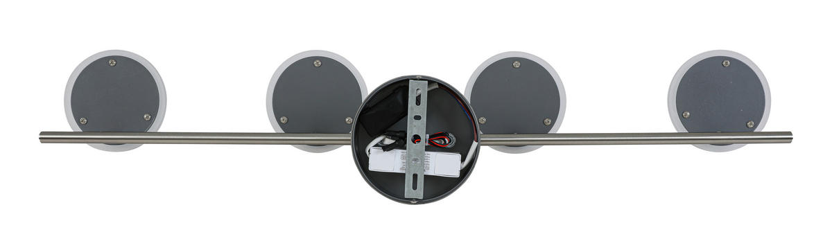 LED-SPOTLIGHT 82/17,5/13 cm   - kromfärg/nickelfärgad, Design, metall/plast (82/17,5/13cm) - Novel
