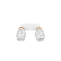 TAKSPOTLIGHT 28/27/12 cm   - vit/naturfärgad, Trend, metall/trä (28/27/12cm)