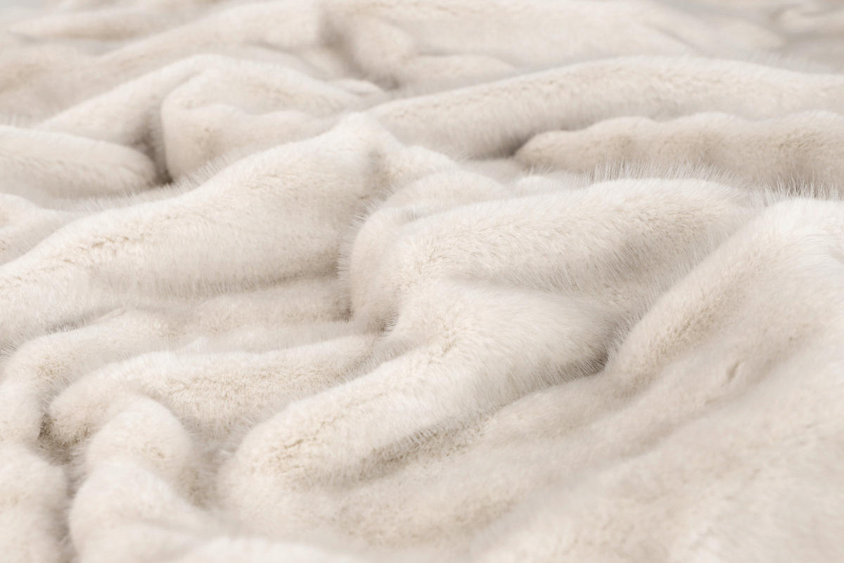 PLAID COUTURE 130/170 cm  - Creme/Weiß, Design, Textil (130/170cm) - Musterring