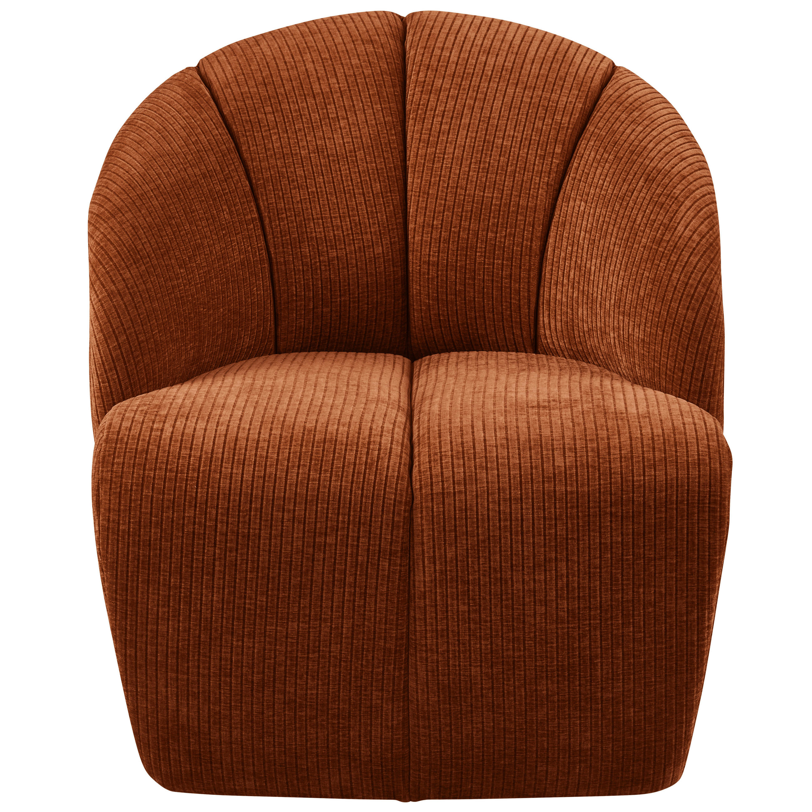 SESSEL in gerippt Braun  - Schwarz/Braun, Design, Kunststoff/Textil (68/75/77cm) - Livetastic