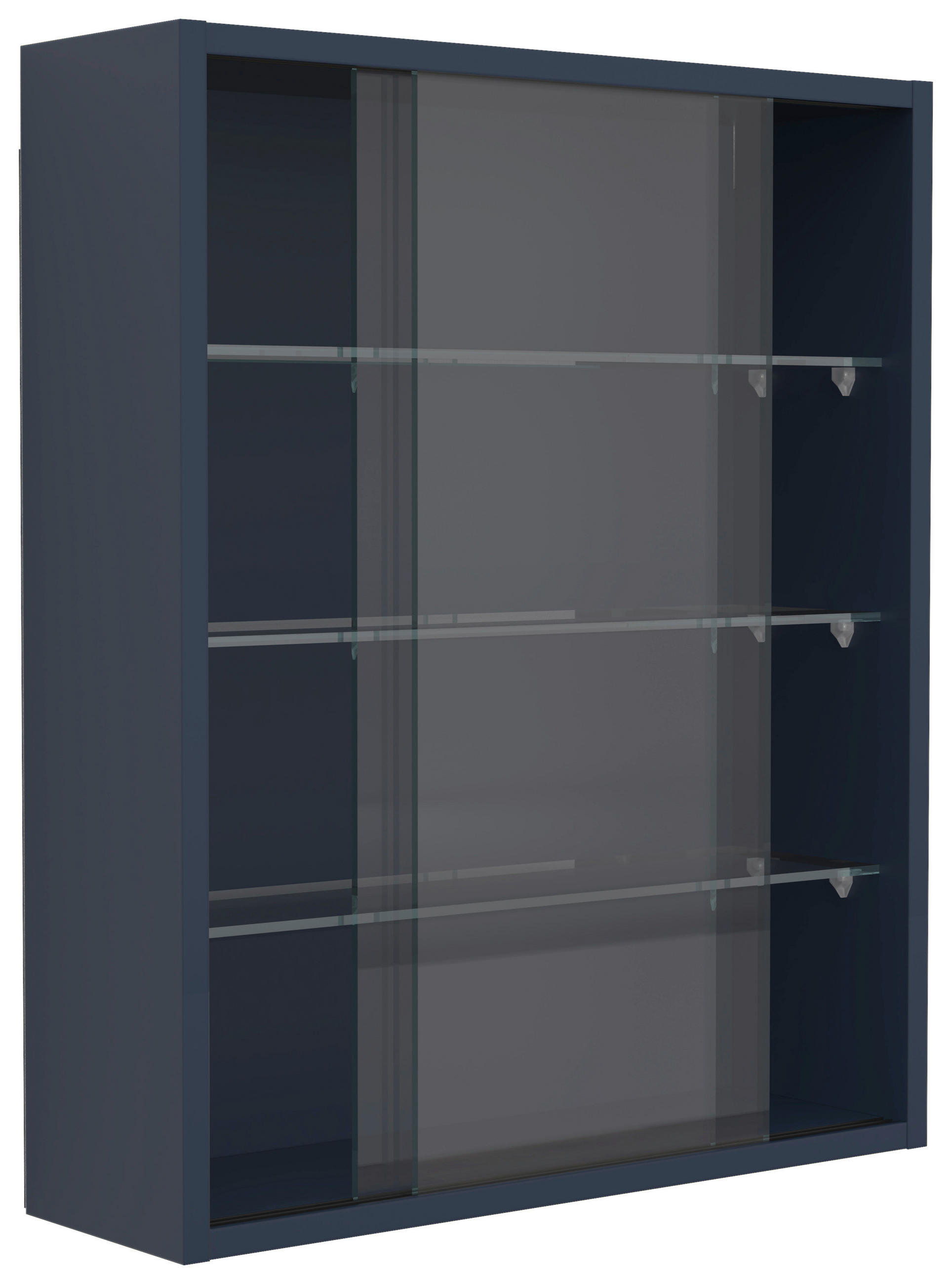 HÄNGEVITRINE in Anthrazit  - Anthrazit, Design, Glas/Holzwerkstoff (50/60/15cm) - MID.YOU