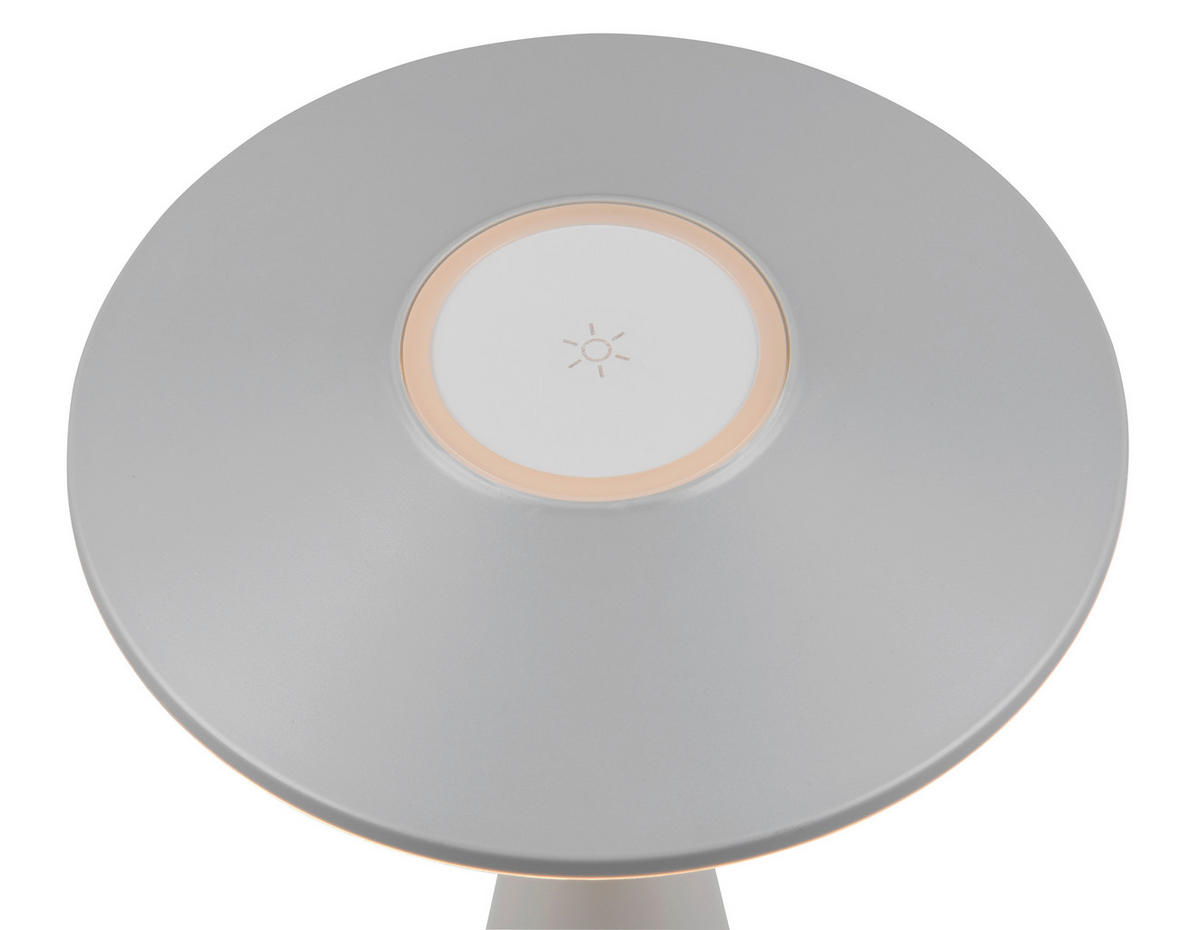 PUNJIVA STONA LAMPA - siva, Trendi, plastika (14/28,5cm)