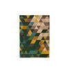 WOLLTEPPICH 170/120 cm Grün, Multicolor  - Multicolor/Grün, Basics, Textil (170/120cm) - Xora