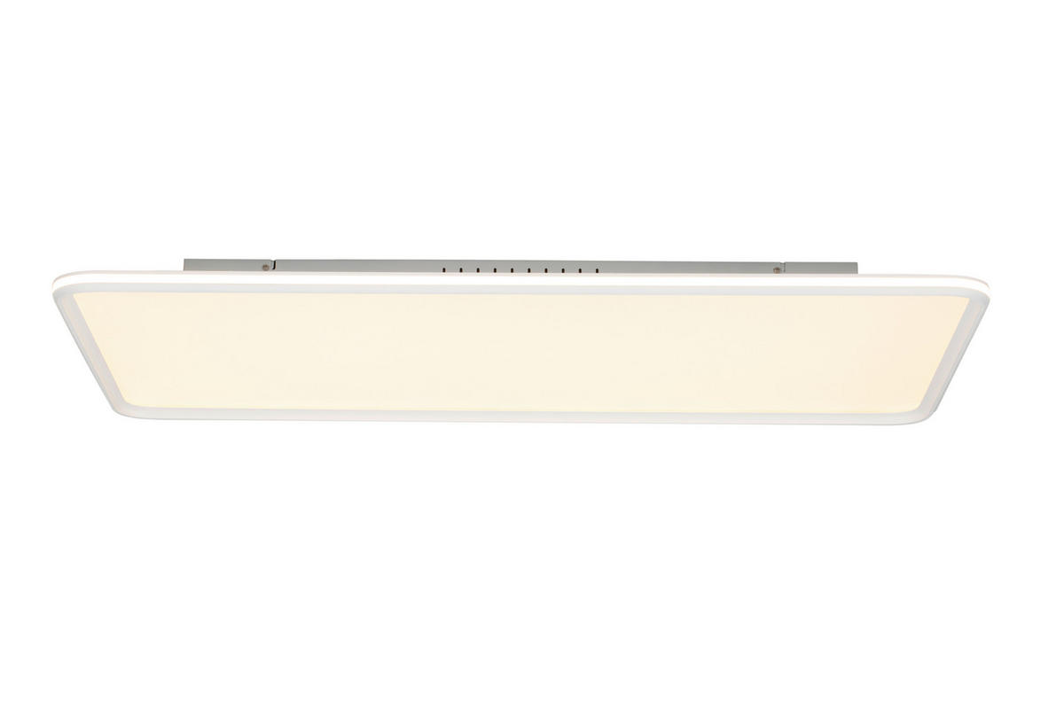 LED-DECKENLEUCHTE Bosona 110/60/7 cm  - Weiß, Basics, Kunststoff/Metall (110/60/7cm) - Novel