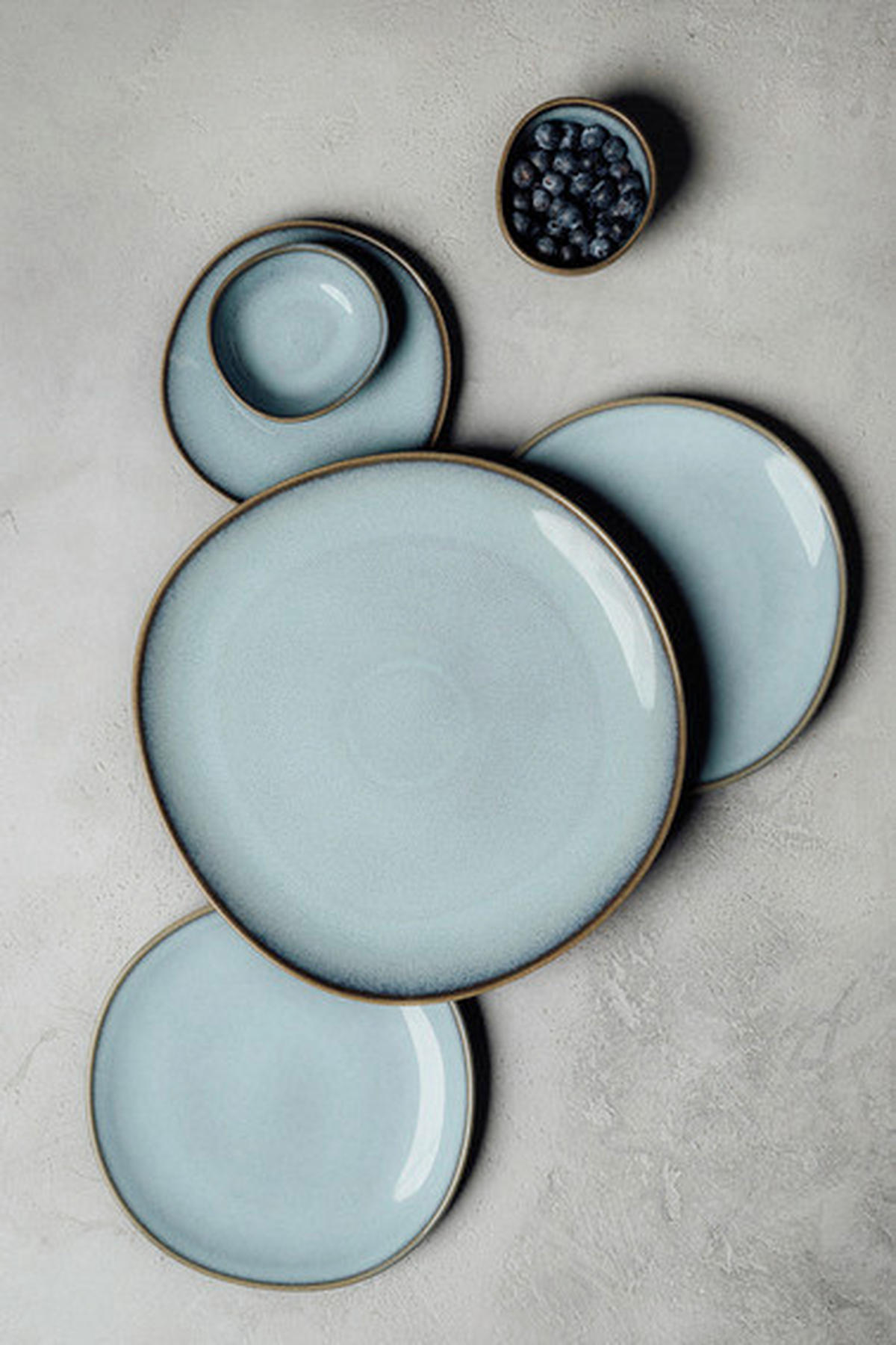 SERVIERPLATTE Lave glace  - Blau/Braun, LIFESTYLE, Keramik (32/31,5/3cm) - like.Villeroy & Boch