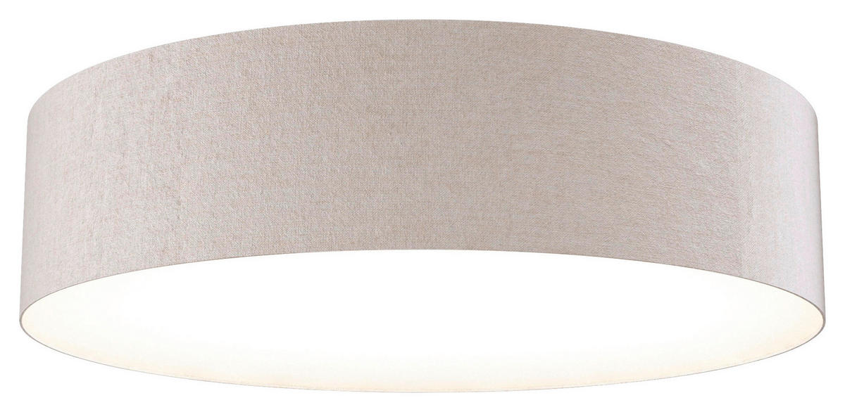 STROPNÍ LED SVÍTIDLO, 40 cm - pískové barvy, Design, textil (40cm) - Tint