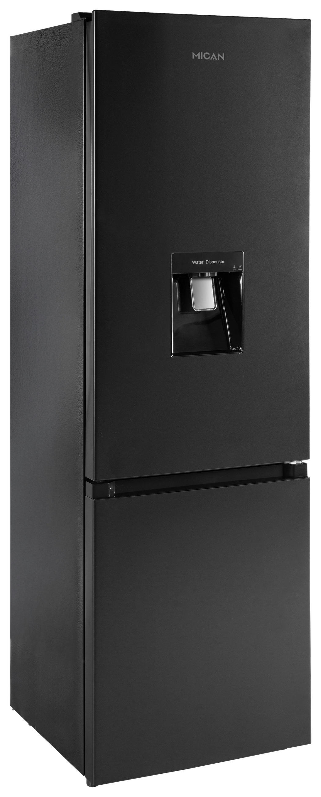 KÜHL-GEFRIER-KOMBINATION 54,5/178/54 cm SKHABMFDIWSE  - Schwarz, Basics, Glas/Metall (54,5/178/54cm) - Mican