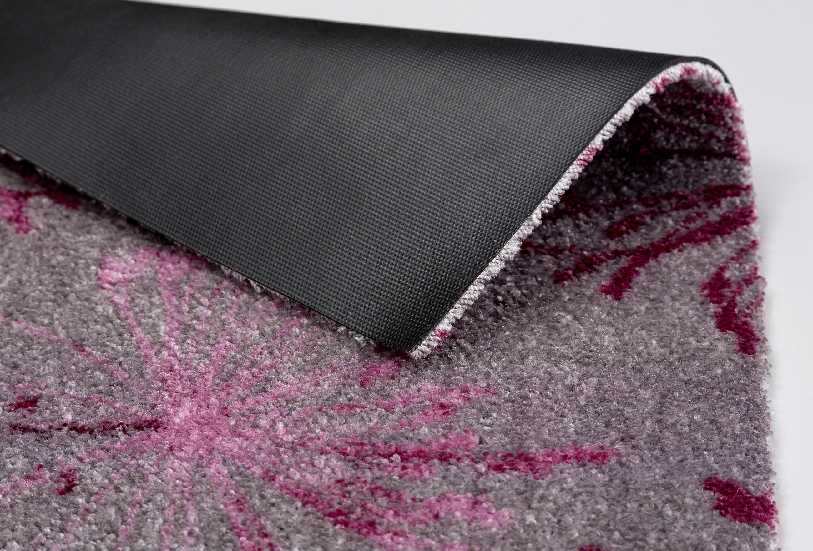 FUßMATTE  50/70 cm  Grau, Rosa, Pink  - Pink/Rosa, KONVENTIONELL, Textil (50/70cm) - Schöner Wohnen