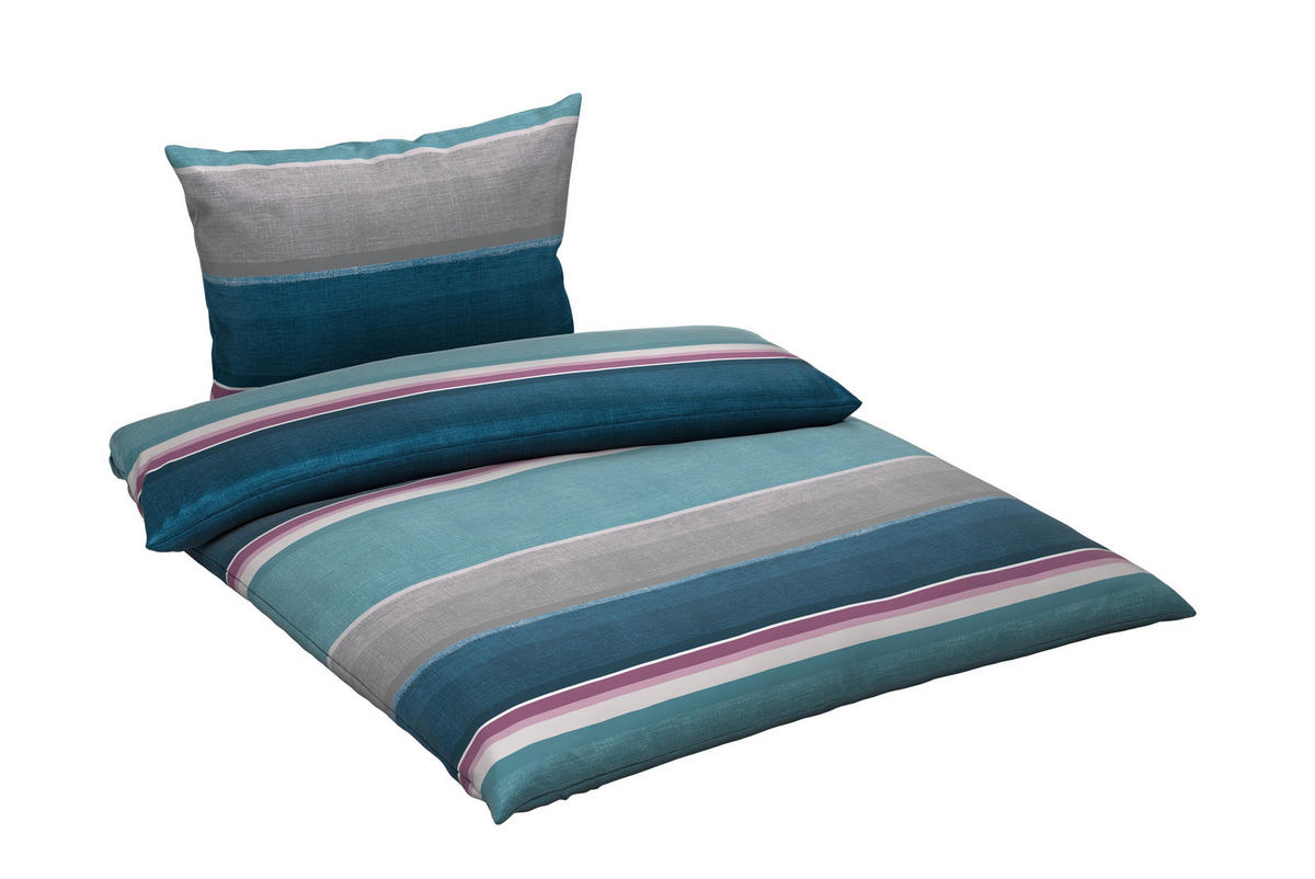 POVLEČENÍ, satén, petrolej, 140/200 cm - petrolej, Konvenční, textil (140/200cm) - Esposa