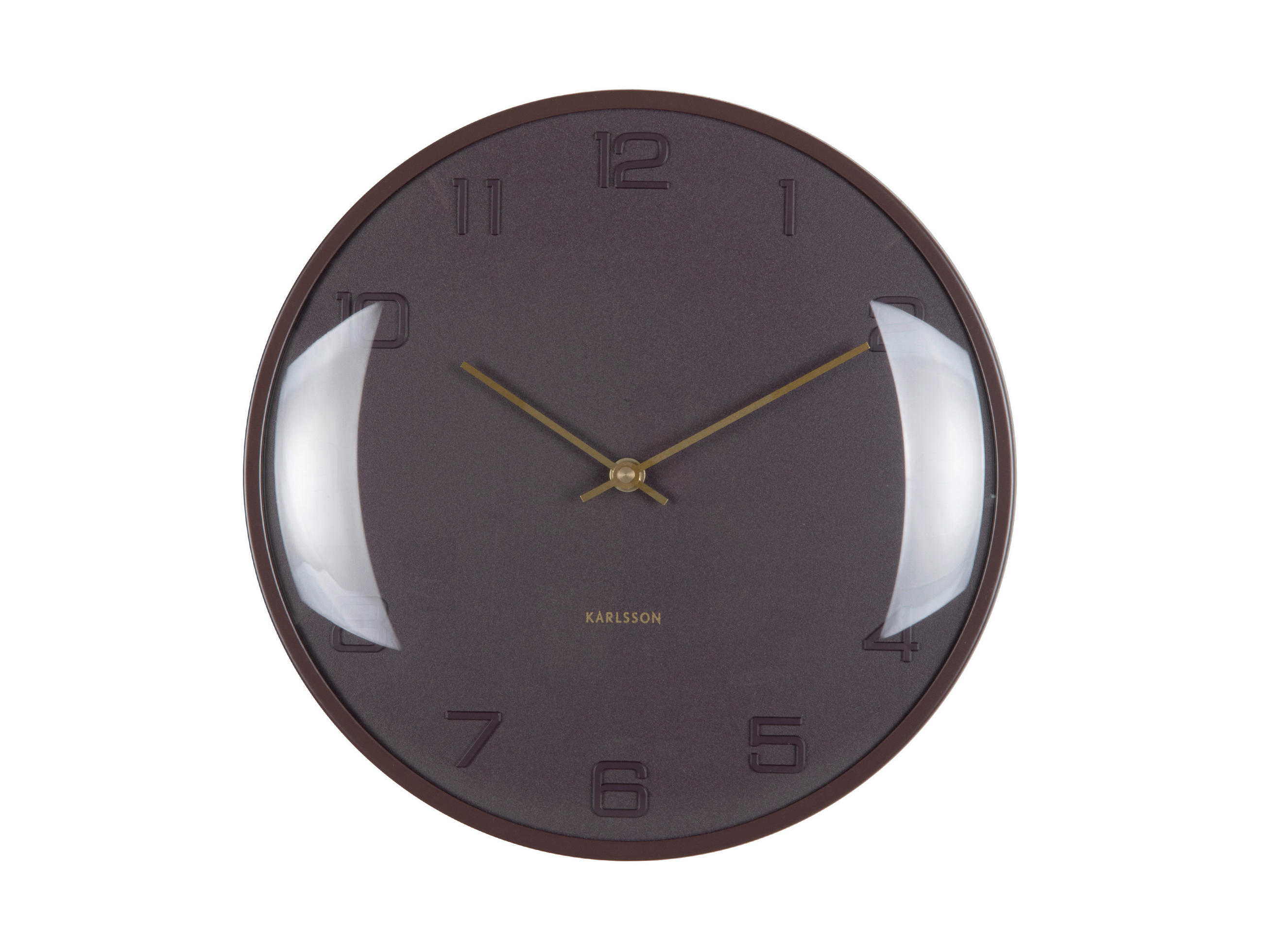 WANDUHR Fuerte Schlammfarben  - Schlammfarben, Basics, Metall (30.5cm) - Karlsson