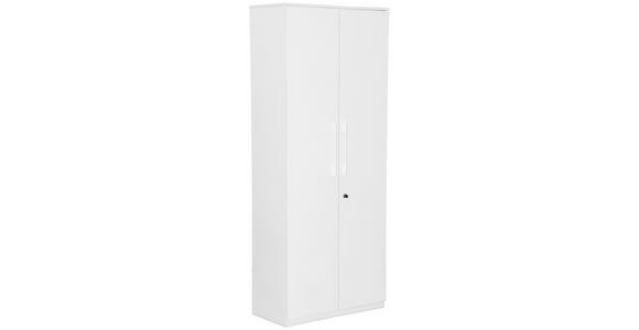 AKTENSCHRANK 80/197/40 cm - Weiß, MODERN, Holzwerkstoff (80/197/40cm) - Venda