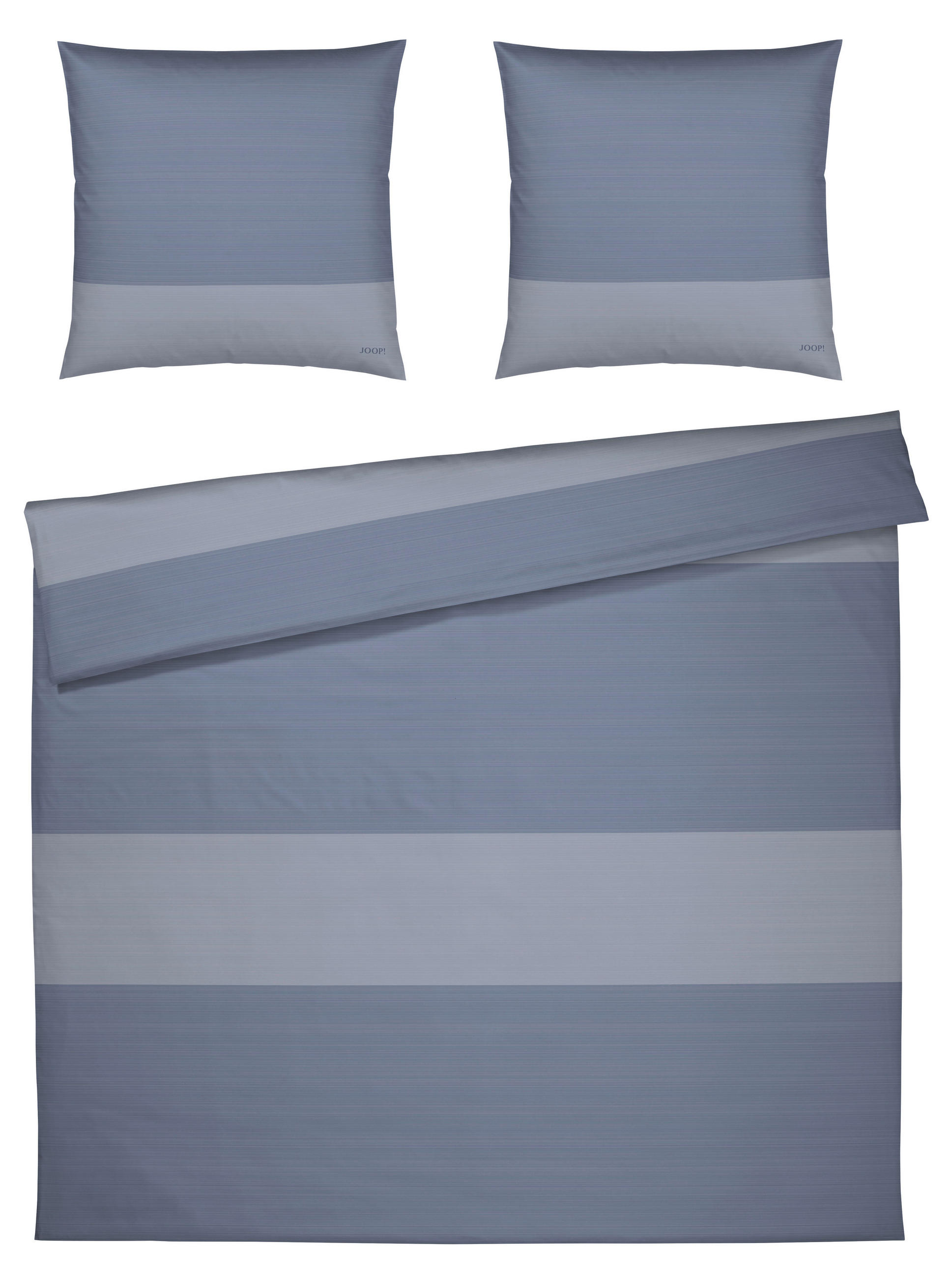 BETTWÄSCHE 200/200 cm Makosatin  - Blau, Design, Textil (200/200cm) - Joop!