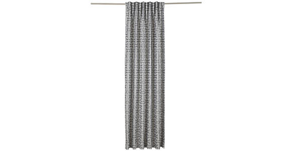 FERTIGVORHANG LINNE blickdicht 140/245 cm   - Anthrazit, Trend, Textil (140/245cm) - Dieter Knoll