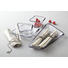 SCHALE - Grau, Design, Glas (13,20/7,30/13,20cm) - LEONARDO