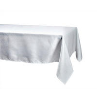 BORDSDUK Jaquard textil damast vit 140/240 cm  - vit, Basics, textil (140/240cm)