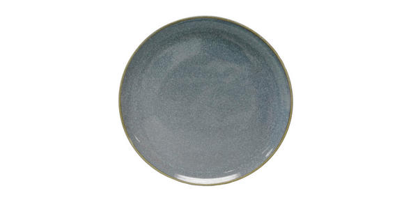 SPEISETELLER Marbella 27 cm - Blau, Trend, Keramik (27cm) - Novel