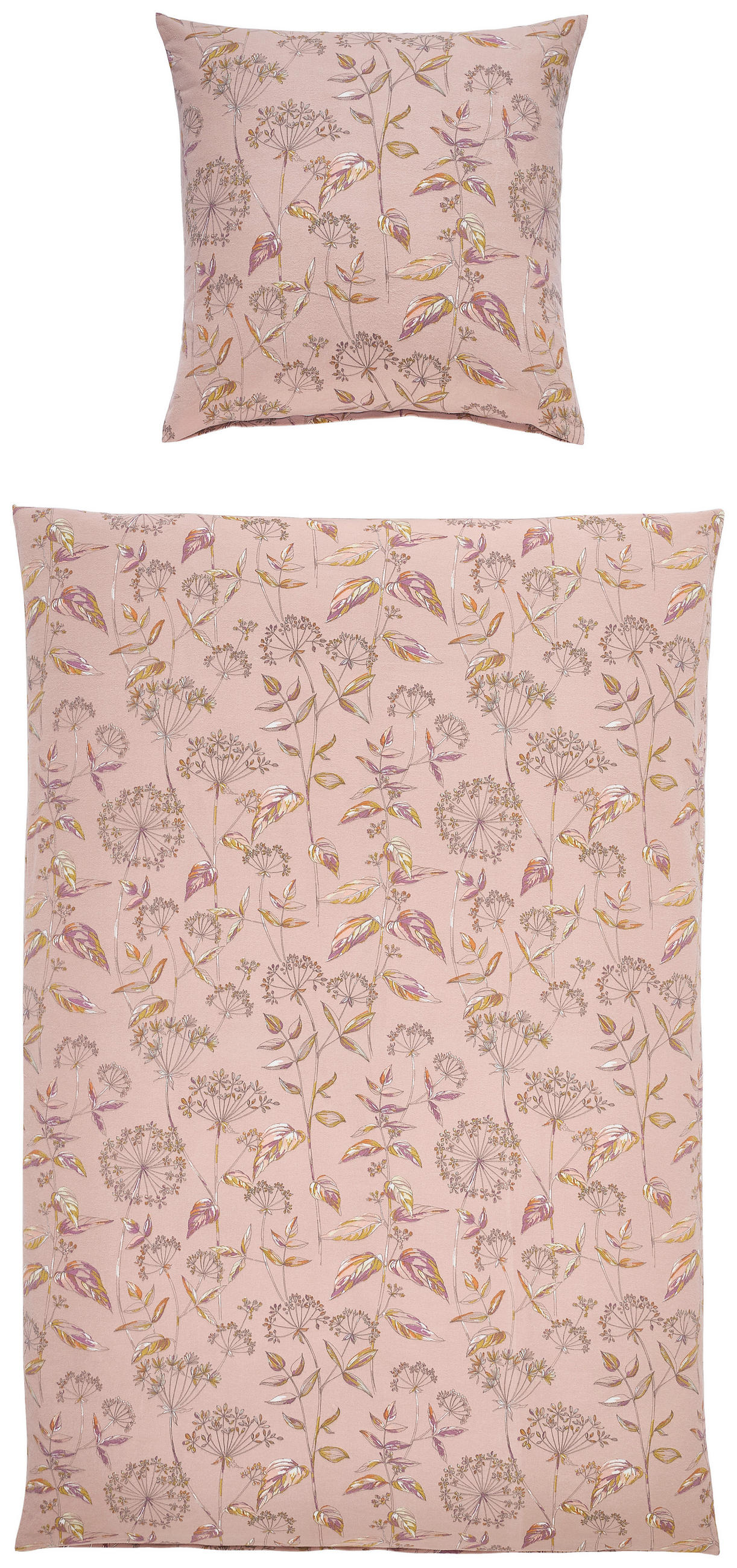 BETTWÄSCHE Atelier Flanell 135/200 cm  - Orange, Design, Textil (135/200cm) - Estella