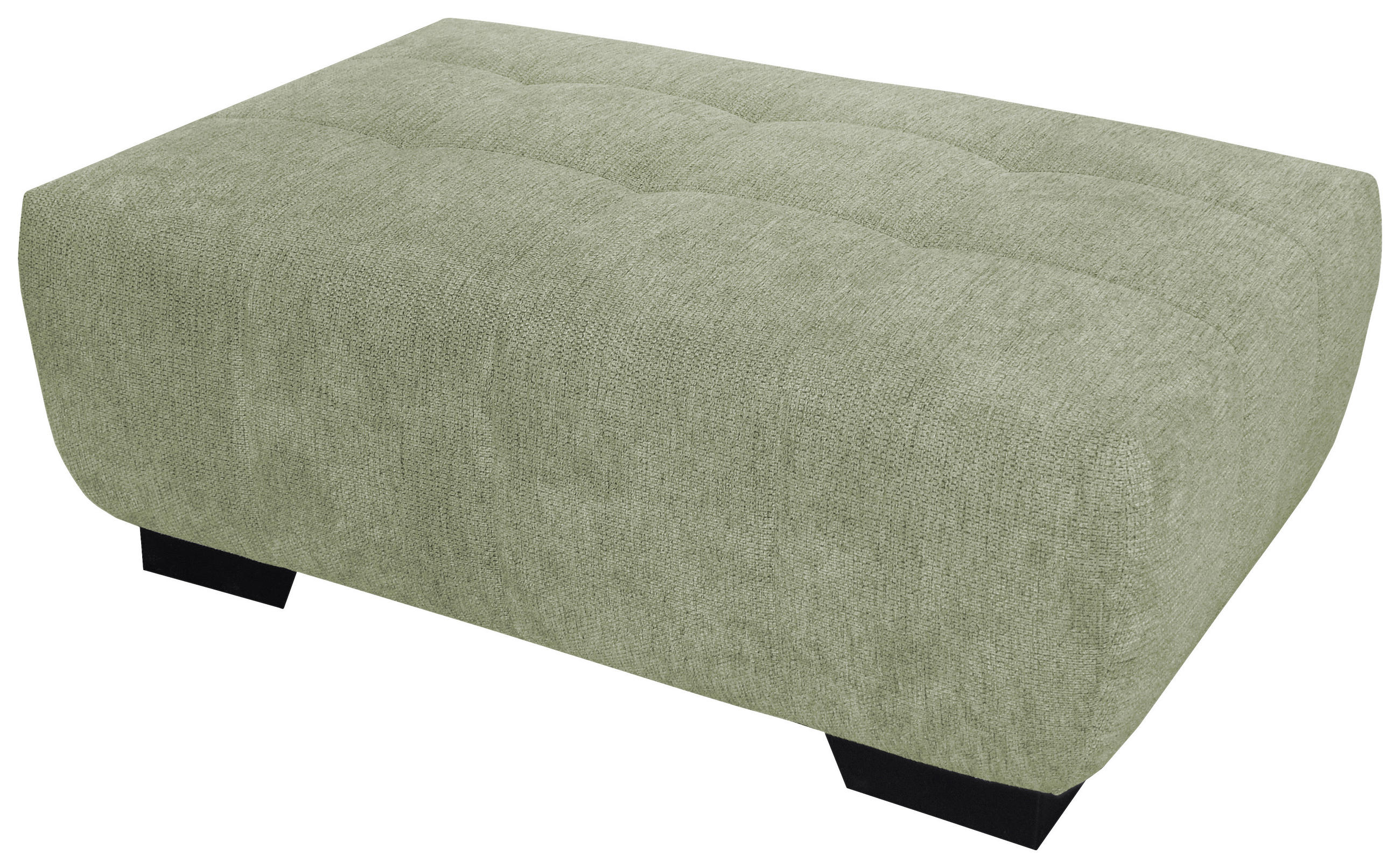 TABURET, textil, 106/40/72 cm - černá/olivově zelená, Konvenční, kov/textil (106/40/72cm) - Xora