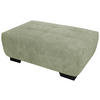 HOCKER in Textil Olivgrün  - Schwarz/Olivgrün, Konventionell, Textil/Metall (106/40/72cm) - Hom`in