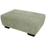 HOCKER in Textil Olivgrün  - Schwarz/Olivgrün, KONVENTIONELL, Textil/Metall (106/40/72cm) - Hom`in