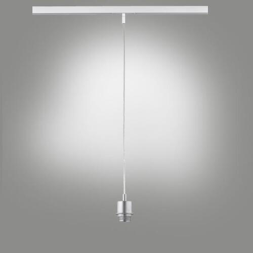 SCHIENENSYSTEM-HÄNGELEUCHTE - Nickelfarben, Basics, Metall (4,5/210cm) - Fischer & Honsel