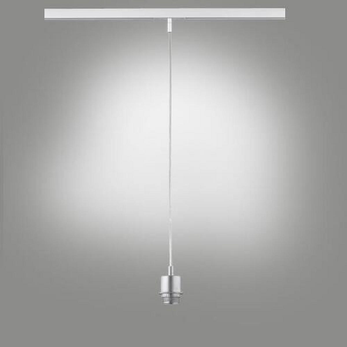 HÄNGLAMPA FÖR SKENA m6 HV Track 6 4,5/210 cm   - nickelfärgad, Basics, metall (4,5/210cm) - Fischer & Honsel