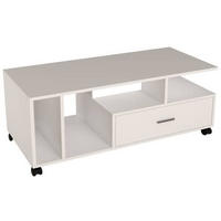 COUCHTISCH in Holzwerkstoff 112/50/42 cm  - Weiß, MODERN, Holzwerkstoff/Kunststoff (112/50/42cm) - MID.YOU