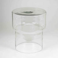 BEISTELLTISCH 35/35/40 cm Klar rund  - Klar, Basics, Glas (35/35/40cm) - MID.YOU