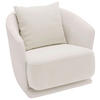 SESSEL in Plüsch, Bouclé Beige  - Beige/Schwarz, Design, Textil/Metall (83/80/75cm) - Livetastic