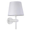 VÄGGLAMPA Tivoli   - vit, Klassisk, textil (31.5/18/22cm)