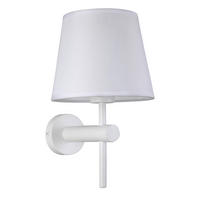 VÄGGLAMPA Tivoli   - vit, Klassisk, textil (31.5/18/22cm)