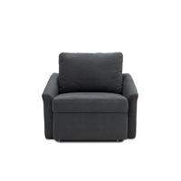 SCHLAFSESSEL RELAX BOX Mikrofaser Schlammfarben    - Schlammfarben/Beige, Basics, Kunststoff/Textil (108/86/96cm) - MID.YOU