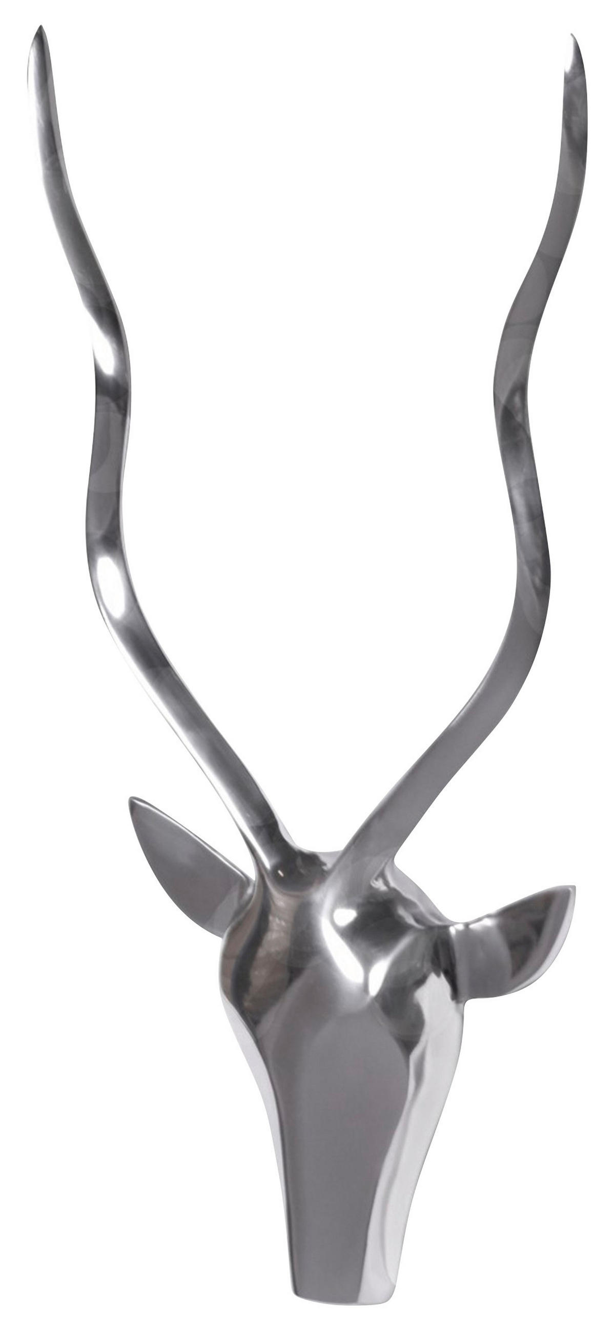 STENSKA DEKORACIJA    - srebrne barve, Moderno, kovina (33/54/4cm) - MID.YOU
