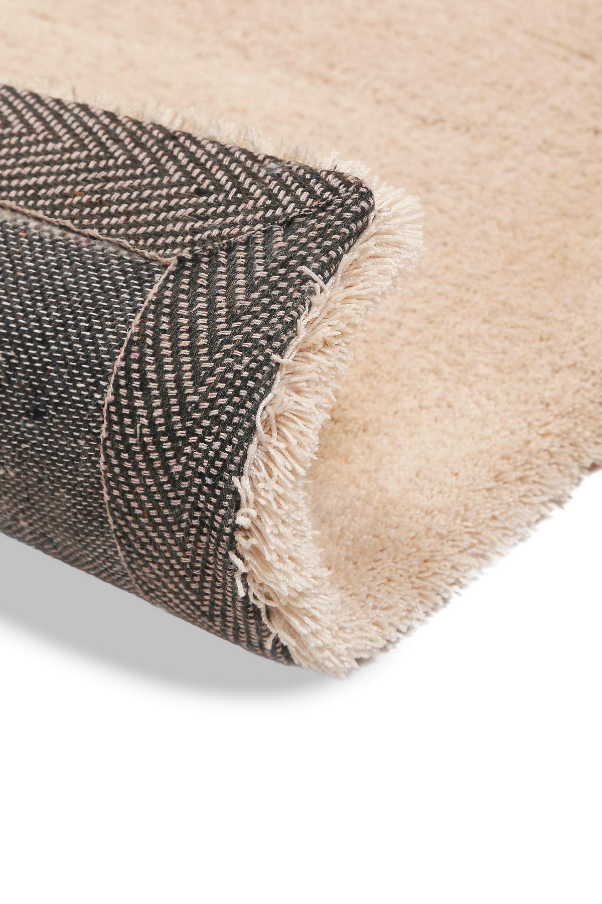 HOCHFLORTEPPICH 70/140 cm Vanessa Beige  - Beige, Design, Textil (70/140cm) - Novel