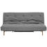 SCHLAFSOFA in Holz, Metall, Textil Grau - Eichefarben/Grau, Design, Holz/Textil (200/86/97cm) - Innovation SCHLAFSOFA in Holz, Metall, Textil Grau - Eichefarben/Grau, Design, Holz/Textil (200/86/97cm) - Innovation