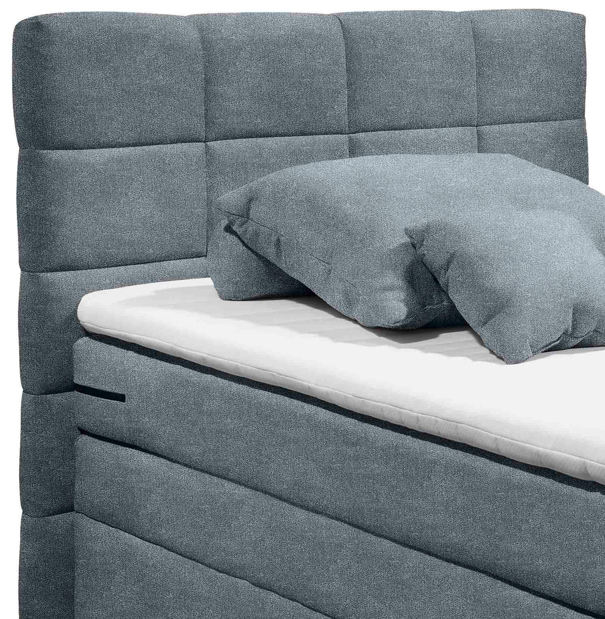 BOXSPRINGBETT 120/200 cm  in Anthrazit  - Anthrazit, Konventionell, Kunststoff (120/200cm) - MID.YOU