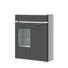 HIGHBOARD Melamin Graphitfarben, Weiß - Graphitfarben/Alufarben, Design, Glas/Holzwerkstoff (100,1/126,2/41cm) - Stylife HIGHBOARD Melamin Graphitfarben, Weiß - Graphitfarben/Alufarben, Design, Glas/Holzwerkstoff (100,1/126,2/41cm) - Stylife