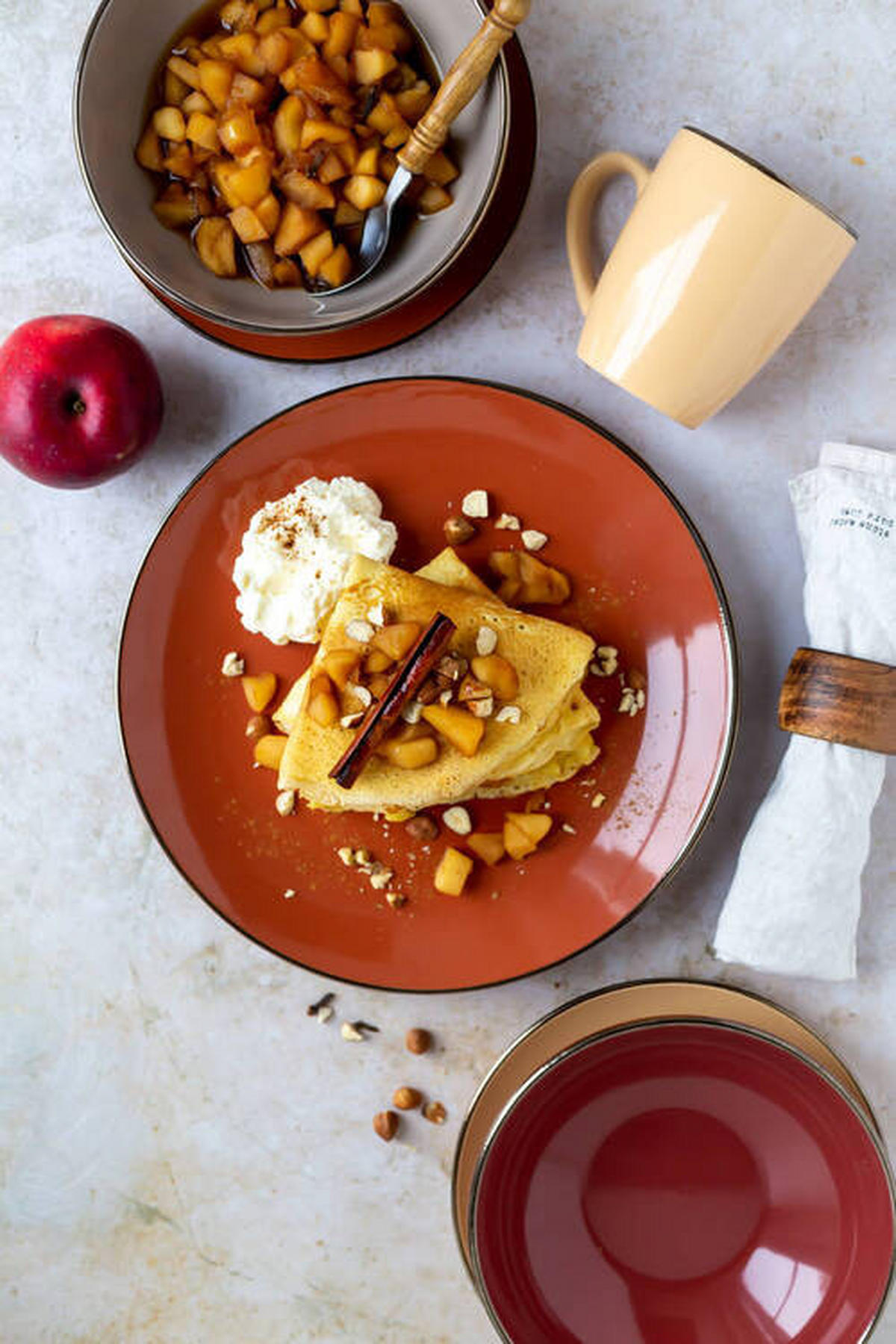 KOMBISERVICE Metallic Rim 16-teilig  - Taupe/Beige, Basics, Keramik (33/31,7/32,5cm) - Mäser