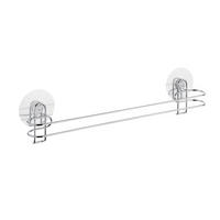 Suport Pentru Prosop 45/11,5/6 cm  - argintiu/transparent, Basics, plastic/metal (45/11,5/6cm) - Wenko