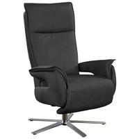 RELAXSESSEL in Leder Anthrazit  - Anthrazit, Modern, Leder (77/116/80cm) - Livetastic