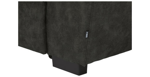 ECKSOFA  in Lederlook Anthrazit  230/263 cm  - Anthrazit/Schwarz, Design, Kunststoff/Textil (230/263cm) - Hom`in