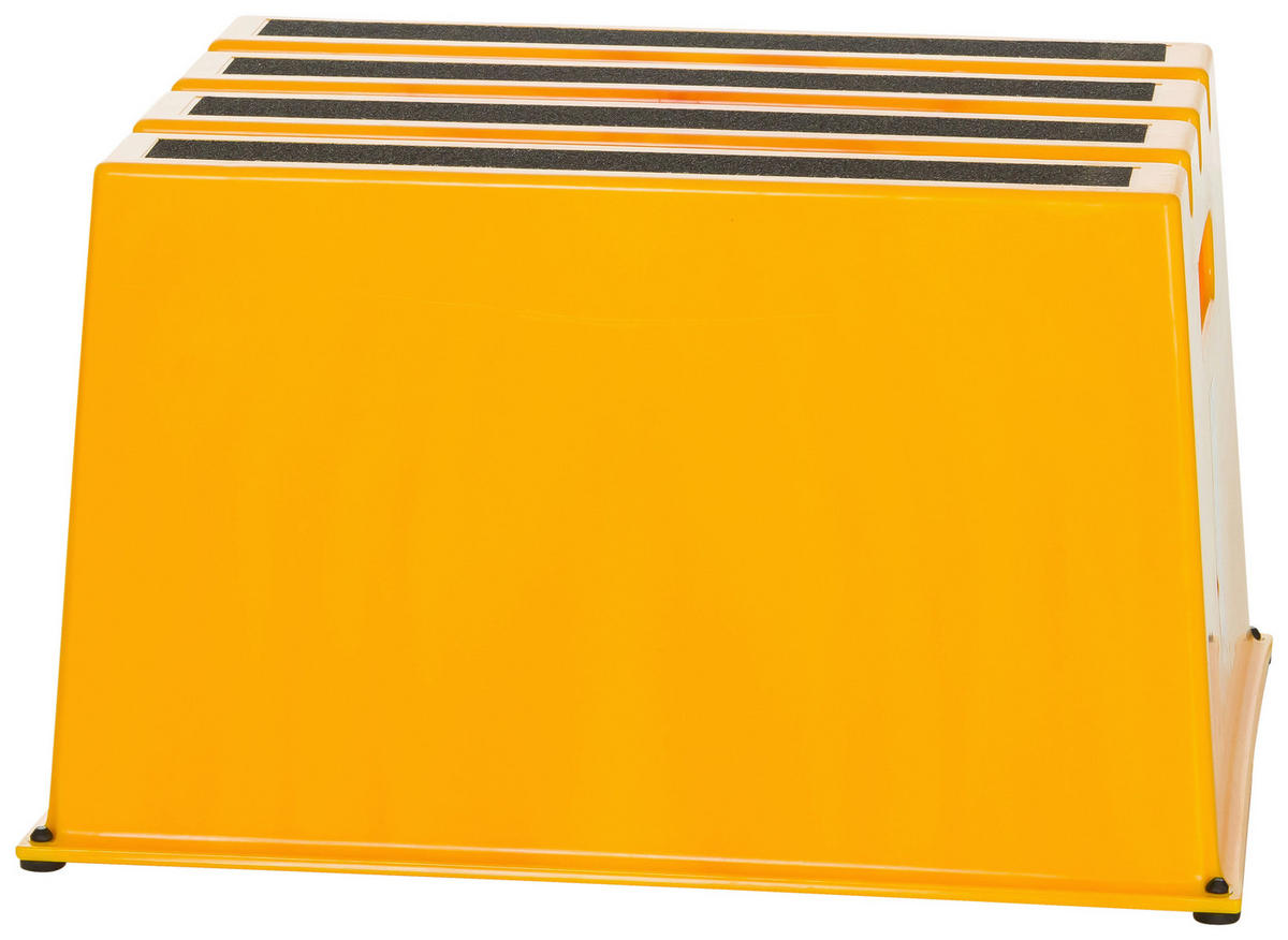 TRITTHOCKER  - Gelb, Basics, Kunststoff (52,5/31/37,5cm) - MID.YOU
