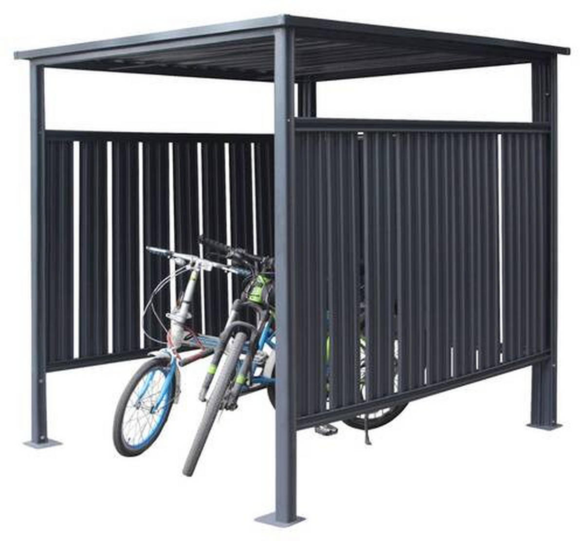 FAHRRADGARAGE - Anthrazit, Basics, Metall (180/210/200cm)