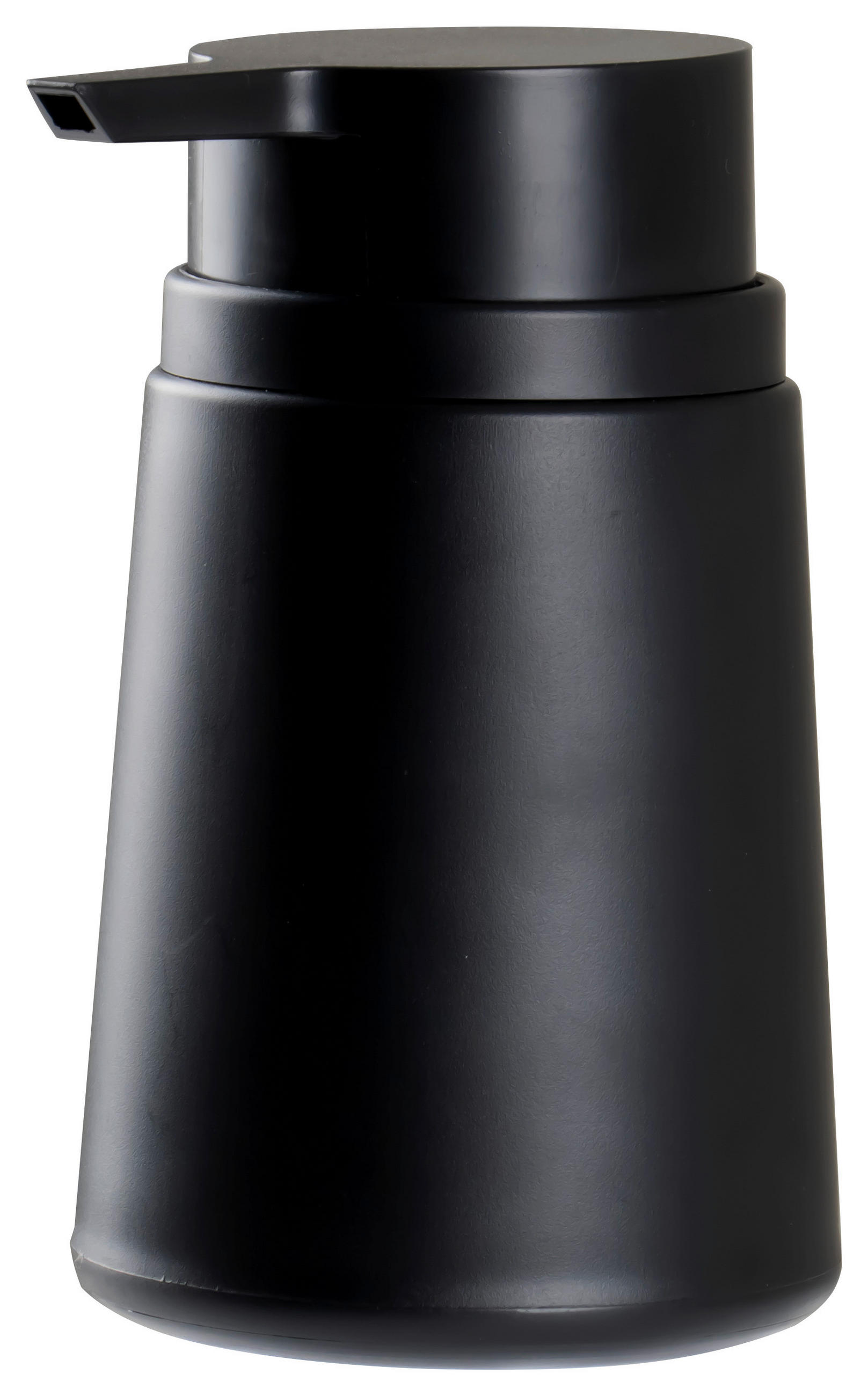 SEIFENSPENDER Kunststoff - Schwarz, Basics, Kunststoff (8/13,5/8cm) - Sadena