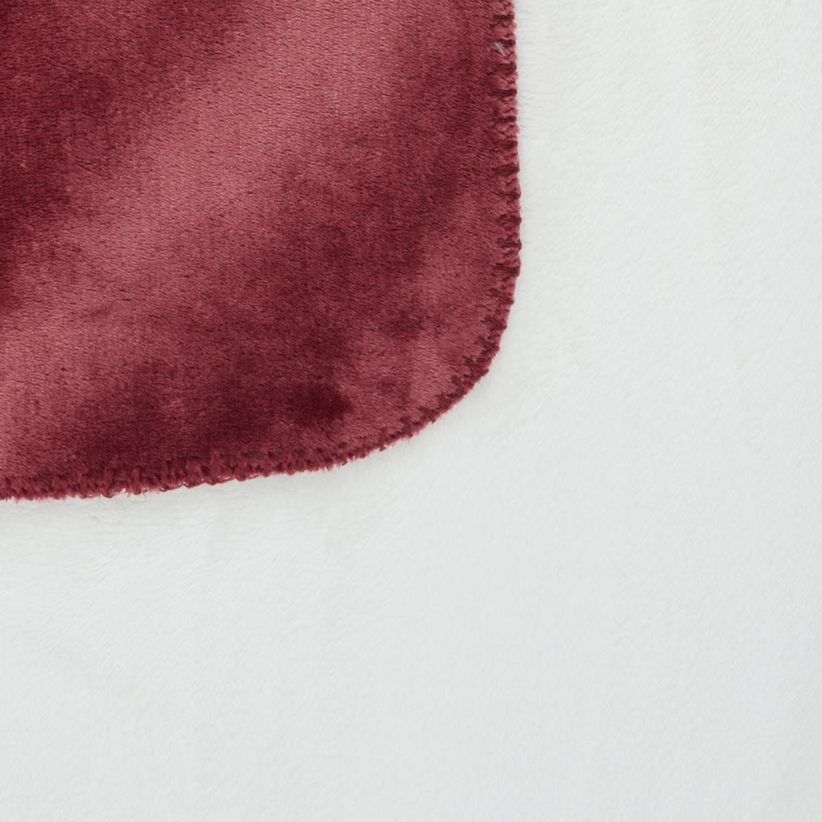 PLÉD, 150/200 cm - bílá/bordeaux, Basics, plast (150/200cm) - Novel