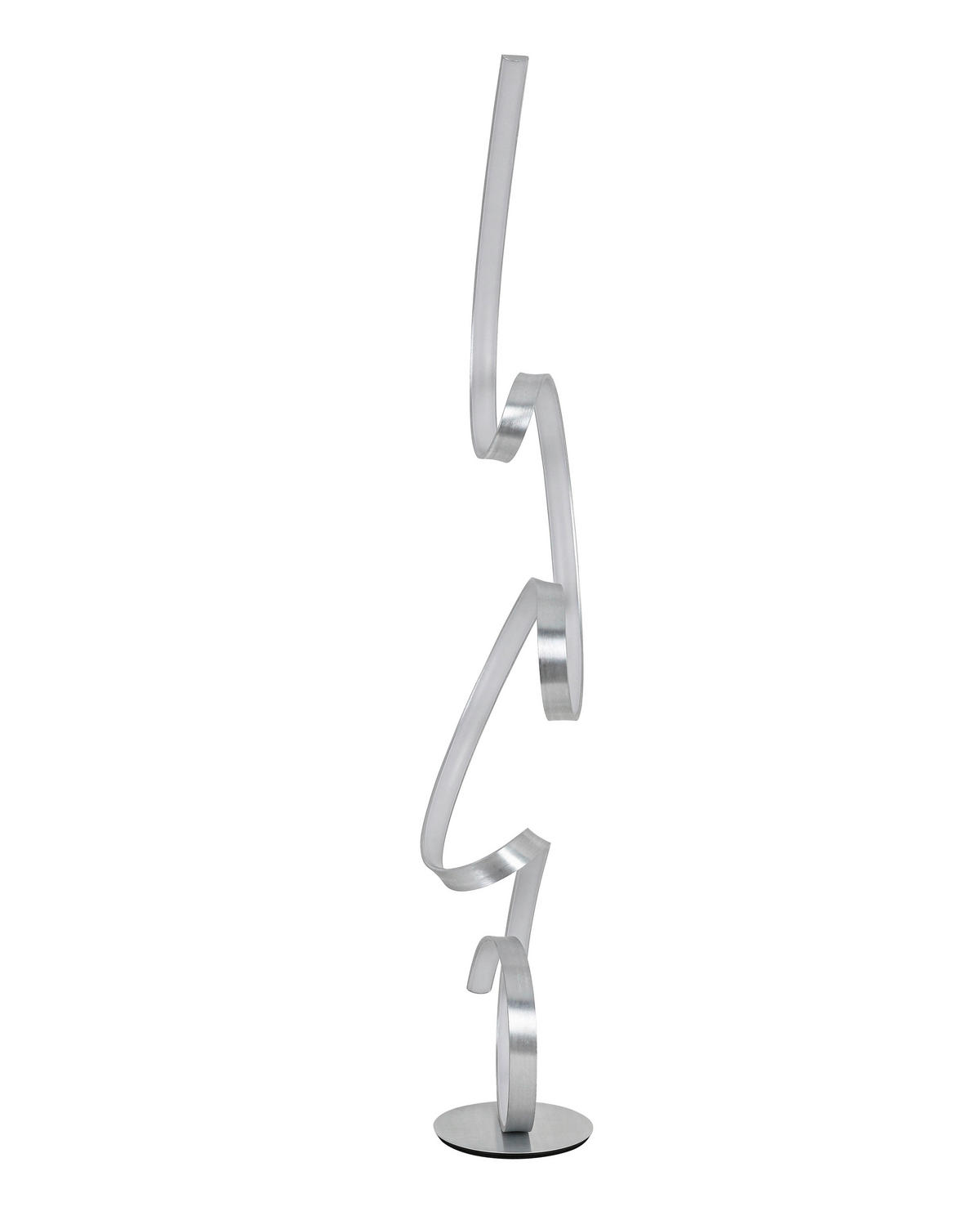 LAMPADAR CU LED - culoare aluminiu, Lifestyle, plastic/metal (24/30,3/156,7cm) - Novel