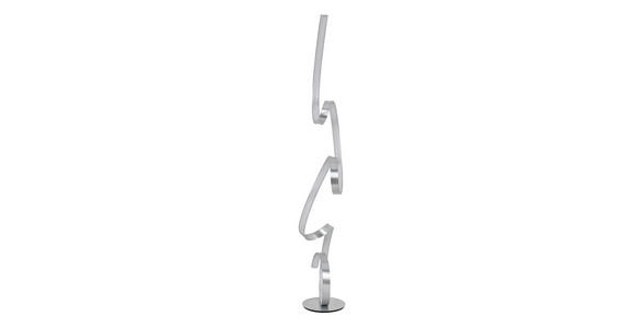 LED-STEHLEUCHTE 24/30,3/156,7 cm    - Alufarben, LIFESTYLE, Kunststoff/Metall (24/30,3/156,7cm) - Novel